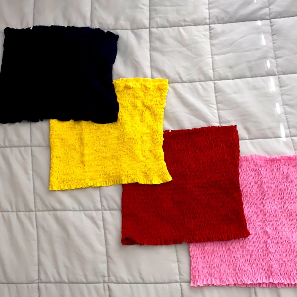 4 tube tops small